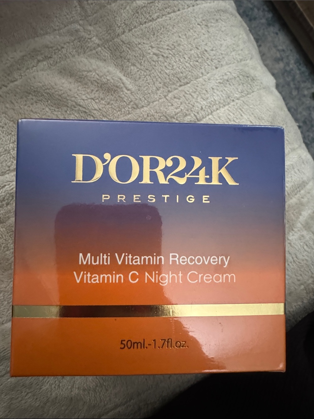 D'OR24K Prestige Multi Vitamin Recovery Vitamin C Night Cream - Orange & Purple